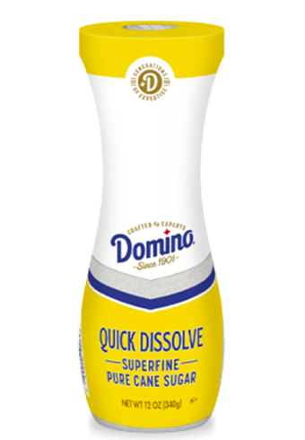 Quick Dissolve Superfine Sugar Flip Top Canister | Domino® Sugar